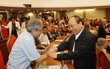 Hình ảnh Ban Bí thư TW Đảng gặp mặt cán bộ lãnh đạo nghỉ hưu