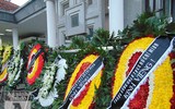 [ẢNH] Những khoảnh khắc nghẹn ngào tại lễ tang 3 liệt sĩ hy sinh tại Đồng Tâm