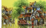 Hồn phố đọng trong tranh của Nguyễn Minh Sơn