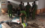 [Ảnh] Lực lượng Công an, quân đội giúp người dân khu đô thị HH khắc phục sự cố thiếu nước sạch