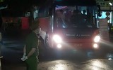 [Ảnh] Lực lượng Công an chốt chặn, kiểm soát chặt chẽ Bệnh viện Bạch Mai phòng dịch Covid-19