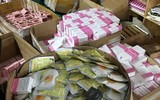 [Ảnh] Cận cảnh số lượng lớn mỹ phẩm có dấu hiệu vi phạm bị thu giữ tại Hà Nội
