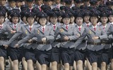 Giật mình với vẻ đẹp mỹ miều của nữ binh sĩ Triều Tiên