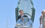 Tổng thống Syria Bashar Al-Assad ngồi 