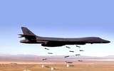 Mỹ bất ngờ điều mãnh thú ném bom hạt nhân B-1B quần đảo bầu trời bán đảo Triều Tiên