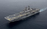 Mỹ hạ thủy siêu tàu đổ bộ trang bị F-35 trong bối cảnh căng thẳng với Triều Tiên