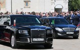 [ẢNH] Siêu xe quái thú Cortege của ông Putin không hề kém cạnh so với The Beast của tổng thống Mỹ
