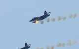 [ẢNH] Tại sao Nga rút hết 'xe tăng bay' Su-25 đang giáng hỏa lực cực mạnh xuống phiến quân Syria về nước?