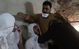[ẢNH] Phiến quân tấn công hóa học, Nga tức tốc điều chuyên gia sang Syria