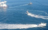 [ẢNH] Chiến đấu cơ Nga bay rợp sau khi tàu chiến nước này bắn vào chiến hạm Ukraine