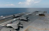 [ẢNH] F-35C chính thức vận hành trên siêu tàu sân bay Mỹ, đối thủ nín thở lo sợ