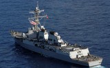 [ẢNH] Chiến hạm Mỹ mang theo sát thủ Tomahawk tuần tra áp sát quần đảo Hoàng Sa