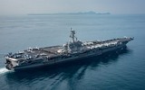 [ẢNH] Nga, Trung giật mình khi siêu tàu sân bay Mỹ chuẩn bị tiếp nhận chiến thần F-35C