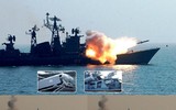 [ẢNH] Sát thủ diệt hạm Brahmos Ấn Độ dễ dàng áp chế tàu chiến Pakistan?