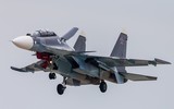 [ẢNH] Sức mạnh kinh hoàng của chiến đấu cơ quái thú Nga sắp hạ cánh xuống Hà Nội