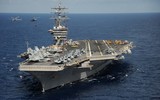 [ẢNH] Siêu tàu sân bay Mỹ mang theo 90 máy bay từng tham gia đột kích thất bại vào Iran
