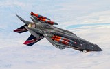 [ẢNH] F-35 bay chế độ quái thú, ngửa bụng 
