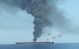[ẢNH] Chiến hạm mang tên lửa Tomahawk lao nhanh về chỗ tàu dầu bị tấn công