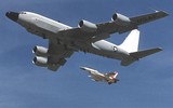 [ẢNH] Máy bay chuyên phát hiện tên lửa và hạt nhân Mỹ đã áp sát Iran