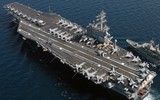 [ẢNH] Siêu tàu sân bay Mỹ mang theo 90 máy bay tiến vào biển Đông