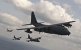 [ẢNH] Vận tải cơ tiếp dầu MC-130J của Mỹ bất ngờ bay qua eo biển Đài Loan