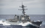 [ẢNH] Chiến hạm Mỹ mang tên lửa Tomahawk diễn tập cùng ASEAN trên biển Đông