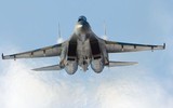 [ẢNH] Không kiêng nể, Su-35 Nga bắn thẳng vào máy bay không người lái Israel tại Syria