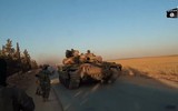 [ẢNH] Chiến tăng T-62M Nga vừa viện trợ cho Syria đã bị phiến quân đánh tan tành