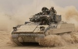 [ẢNH] Thiết giáp cực mạnh Mỹ kéo đến trấn giữ mỏ dầu tại Syria
