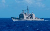 [ẢNH] Mỹ điều tuần dương hạm chất đầy tên lửa Tomahawk tới eo biển Đài Loan