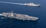 [ẢNH] Trung Đông căng như dây đàn khi tàu sân bay Mỹ áp sát Iran