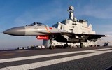 [ẢNH] Tiêm kích J-15 bị ví như 'thanh kiếm cùn' của tàu sân bay Trung Quốc