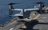 [ẢNH] Mỹ điều siêu tàu đổ bộ mang chiến đấu cơ dị tới áp sát Iran
