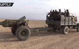 [ẢNH] Lựu pháo Liên Xô giúp Syria tung bão lửa vào đầu phiến quân