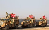 [ẢNH] Xe bọc thép hiện đại Thổ Nhĩ Kỳ tràn ngập Bắc Syria