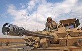 [ẢNH] Mỹ tung vào Syria hàng loạt xe chiến đấu bộ binh M2 Bradley - 