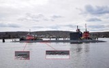 [ẢNH] Siêu tàu ngầm hạt nhân Mỹ mới hạ thủy đã bị nước biển lột vỏ