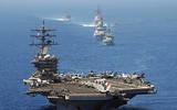[ẢNH] Siêu tàu sân bay Mỹ lừng lững tiến vào Địa Trung Hải, Syria lại thêm nóng bỏng