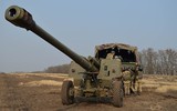 [ẢNH] Nga đổi chiến thuật, hạn chế không quân, tung siêu pháo vào trận địa tại Syria