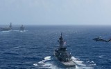 [ẢNH] Chiến hạm Nhật rách vỏ khi va chạm tàu Trung Quốc