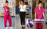 [ẢNH] Hoa hậu Anh 2019 cởi bỏ vương miện, mặc áo bác sĩ lăn xả chống dịch