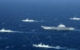 [ẢNH] Trung Quốc điều tàu sân bay áp sát Đài Bắc để diễn tập
