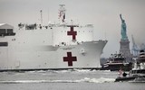[ẢNH] Siêu tàu bệnh viện Mỹ rời đi, tâm dịch tại New York có thể đã qua những ngày đen tối