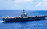 [ẢNH] Hai siêu tàu sân bay Mỹ cùng tập trận trước cửa ngõ Biển Đông