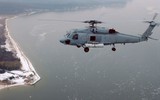 [ẢNH] Trực thăng hải quân Mỹ đánh rơi khí tài triệu USD khi bay