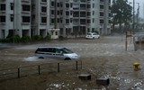 [ẢNH] Siêu bão Mangkhut quét qua Trung Quốc gây thiệt hại lớn
