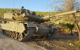 [ẢNH] Chiếc xe tăng phóng tên lửa siêu độc đáo của Quân đội Israel