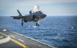 [ẢNH] Tiêm kích tàng hình F-35B trở lại tàu đổ bộ USS Essex, sẵn sàng tấn công Syria?