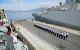 [ẢNH] Tàu Gepard 3.9 thực hiện hải trình dài nhất lịch sử tới 3 nước Đông Á