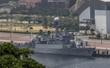 [ẢNH] Hàn Quốc chuyển giao tàu Yeosu cho Việt Nam ngay tại Lễ duyệt binh
